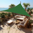 Shade&Beyond Custom Sun Shade Sail 5'x6'x7.8' Triangle Sun Sail Shades Patio UV by ShadeBeyond