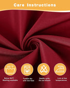 HolidayIdeas Red Outdoor Curtains - Image 5