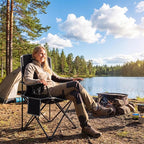 Lightweight 2Pcs Camping Chairs - Image 9
