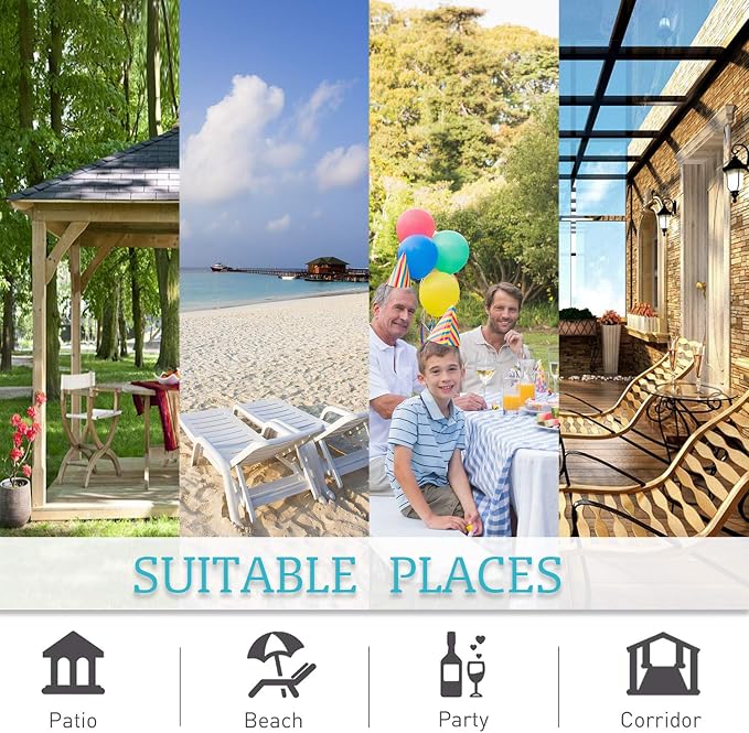 RYB HOME Outdoor Curtains for Patio Waterproof Block Sunlight Thermal Insulated - Image 6