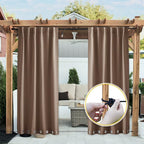 NICETOWN 2 Panels Windproof Outdoor Curtains - Image 9
