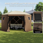 Aoxun 12x12ft Pop Up Gazebo, Gazebo Screen Tent - Image 4