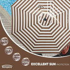 Tempera Patio Market Outdoor Table Umbrella - Image 2