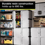 Rubbermaid Freestanding Storage Cabinet Five Shelf - Image 4