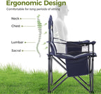 ALPHA CAMP Oversized Fully Padded Camping Chairs - Image 6