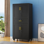 GAIOUS 74” Tall Metal Garage Storage Cabinet - Image 9