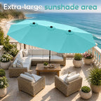 DomeShade 15ft Outdoor Umbrellas - Image 3