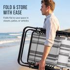 Best Choice Products Set of 2 Extra Wide Adjustable Steel Mesh Zero Gravity - Image 7