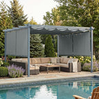10 x 13 ft Outdoor Pergola by Aoodor