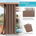 RYB HOME Extra Wide Outdoor Curtains - Image 9