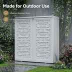 Outdoor Storage Cabinet, 62 Gallon Resin Storage Box, Furniture Cushions - Image 6