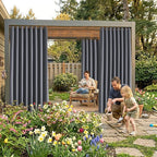 Waterproof Outdoor Curtain W105 x L108 - Image 2