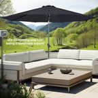 Tempera Patio Market Outdoor Table Umbrella - Image 6