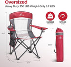 ALPHA CAMP Oversized Fully Padded Camping Chairs - Image 2