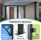 Aoxun 8’x5’ Premium Gazebo - Image 3