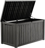PatioZen 200 Gallon Deck Box, Outdoor Storage Box, Outdoor Storage Box by OutdoorLivingPerfected