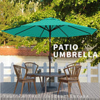 10FT Patio Umbrella, Outdoor Umbrella - Image 6