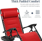 Best Choice Products Oversized Padded Zero Gravity Chair, Folding Outdoor Patio - Image 4