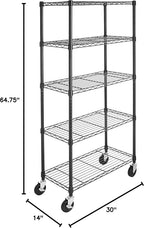 Amazon Basics 5-Shelf Heavy Duty Garage Shelving Storage Rack - Image 3
