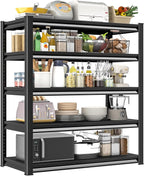 Garage Shelving Heavy Duty，Large Loads Adjustable Garage Storage Shelves by Rufokisa