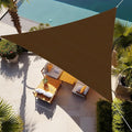 Shade&Beyond Triangle Sun Shade Sail 10'X10'X14' Permeable Canopy Mocha by ShadeBeyond