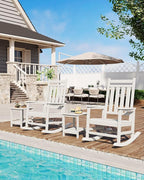 HDPE Rocking Chair Outdoor Set of 2 - Image 7