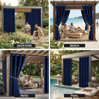 Outdoor Indoor Curtains W52 x L108 - Image 9