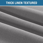 H.VERSAILTEX Waterproof Linen Look Outdoor Curtains - Image 2