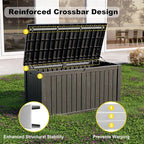 180 Gallon Outdoor Deck Box, Lockable Waterproof Outdoor Storage Boxes - Image 4