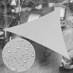 Royal Shade 15' x 15' x 15' Grey Triangle Waterproof Sun Shade Sail Order to by RoyalShade