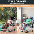 MOPHOTO Zero Gravity Chair, Outdoor Padded Lounge Chair - Image 5