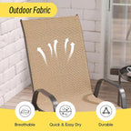 Patio Chairs Set of 8, Stackable Outdoor Dining Chairs Set - Image 5