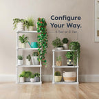 IRIS USA Plastic Storage Shelves |Made in USA| 48"H x 24"W x 12"D - Image 5