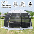 Alvantor Pop Up Screen House Tent, Instant Outdoor Gazebo - Image 3