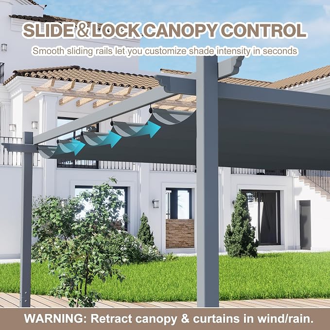 10 x 12 ft Outdoor Pergola - Image 6