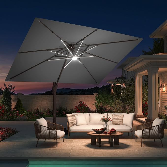 10 X 13 FT Cantilever Patio Umbrella - Image 2