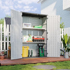 Aoxun 64 Cu.Ft Resin Outdoor Storage Shed by Aoxun