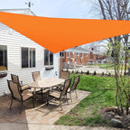 Windscreen4less 14' x 14' x 14' Sun Shade Sail Triangle Outdoor Canopy Cover UV - Image 6