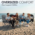 Oversized Camping Chair for Adults 2 Pack - Image 2