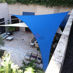 Patio Paradise 16' x 16' x 15'10" Sun Shade Sail Triangle Canopy, Permeable - Image 4