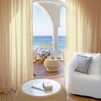 Outdoor Sheer Curtains for Patio Waterproof, 2 Panels Rod Pocket Indoor/Outdoor - Image 7