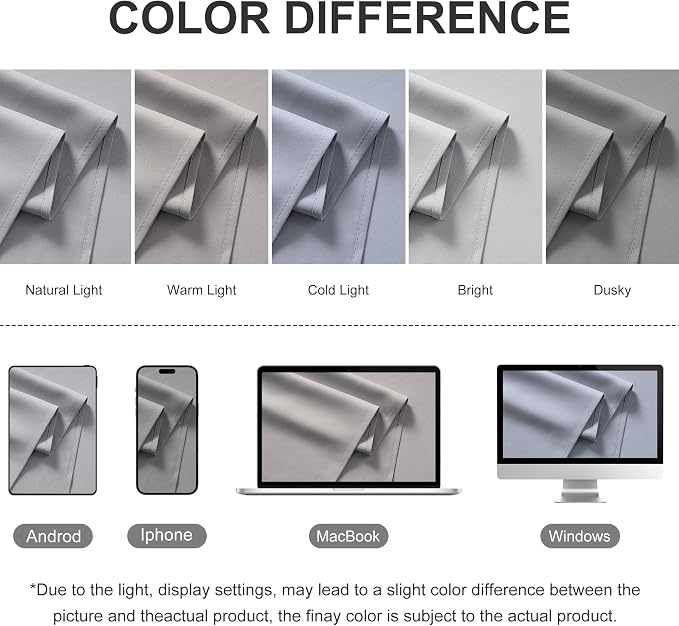 RYB HOME Extra Wide Outdoor Curtains - Image 8