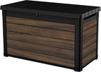Keter Signature Collection 100 Gallon Resin Deck Box Organization and Storage by Unknown