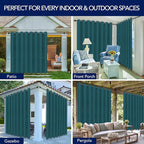 PureFit Outdoor Curtains for Patio Waterproof Weatherproof Outside Curtains | - Image 5