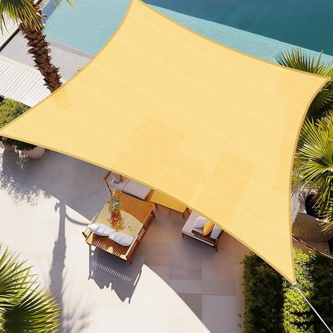 Shade&Beyond 12'x30' Sun Shade Sail Canopy Rectangle, UV Block Breathable by ShadeBeyond