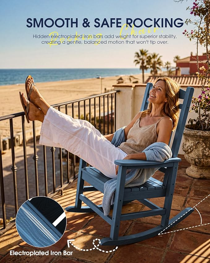 Oversized Outdoor Rocking Chair - Image 9