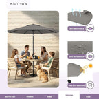 Midtown Umbrellas The Lean Patio Umbrella - Image 5