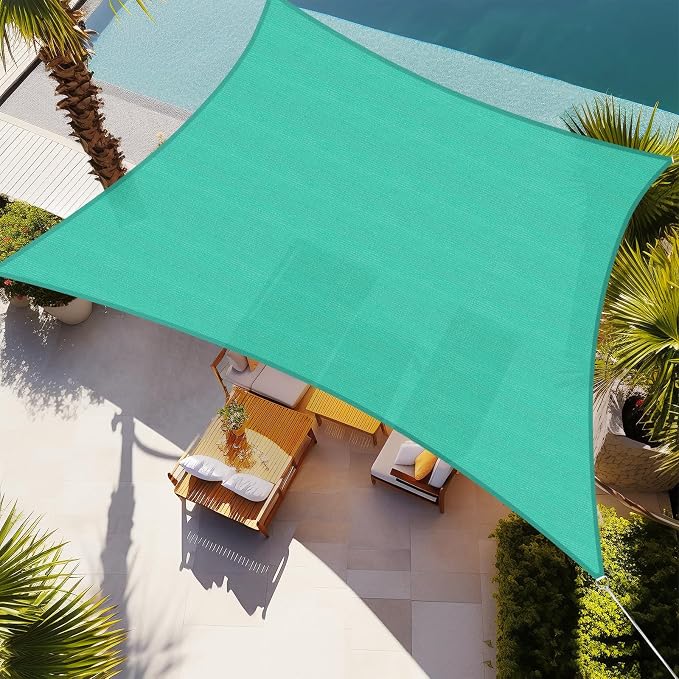 Shade&Beyond 4'x6' Sun Shade Sail Canopy Rectangle, UV Block Breathable Curved by ShadeBeyond