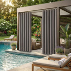 Waterproof Outdoor Curtain W84 x L120 - Image 2
