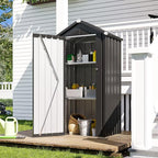 Aoxun Vertical Outdoor Storage Cabinet 2.5’x2’ - Image 9